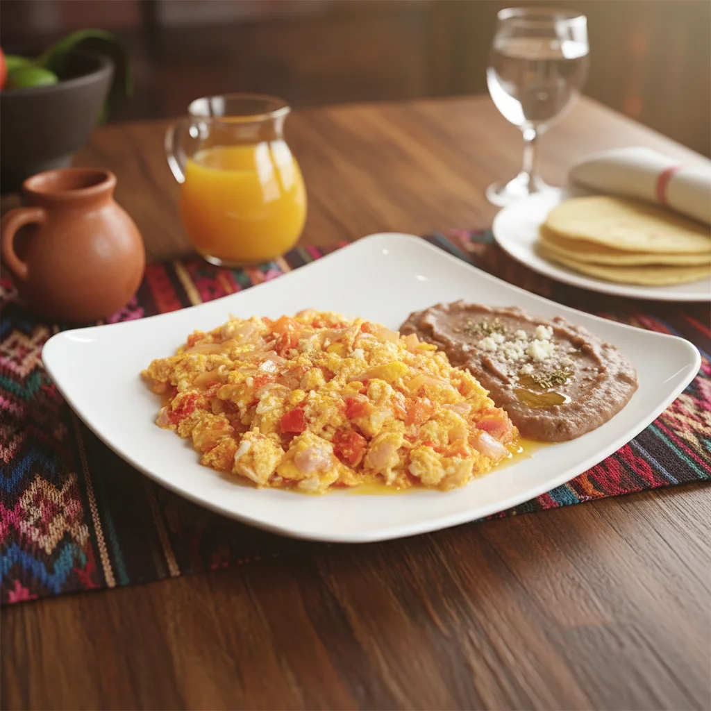 Huevos con Tomate y Cebolla | Eggs with Tomato and Onion